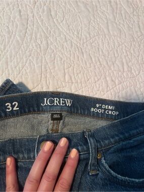 J.Crew Women's 9" Demi Boot Crop Jeans